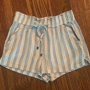 🌷3 for $12 Joe Benbasset Rayon Smocked Waistband D String Shorts